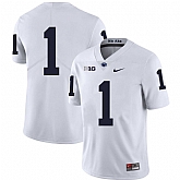 Penn State Nittany Lions 1 Christian Campbell White Nike College Football Jersey Dzhi,baseball caps,new era cap wholesale,wholesale hats
